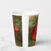 Red Christmas Cowboy Hat Wedding 紙コップ (左)