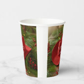 Red Christmas Cowboy Hat Wedding 紙コップ (右)