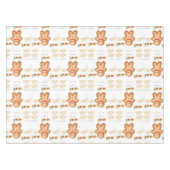 red Christmas  happy day and Christmas テーブルクロス (正面(横))