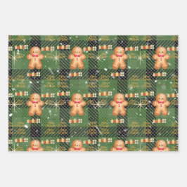 red Christmas  happy day and Christmas stocking ラッピングペーパーシート