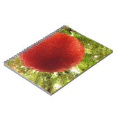 Red Christmas Ornament Bauble  ノートブック (左側)
