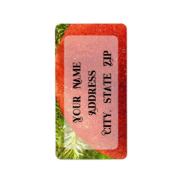 Red Christmas Ornament Bauble  ラベル