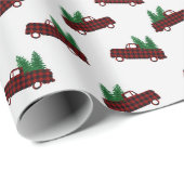 Red Christmas Pattern  ラッピングペーパー (ロールコーナー)