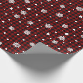 Red Christmas Pattern  ラッピングペーパー (角)