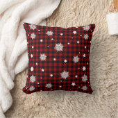 Red Christmas Pattern Fleece Blanket クッション (ブランケット)