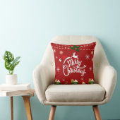 red christmas pillow クッション (椅子)