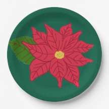 Red Christmas Poinsettia 