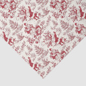 Red Christmas Santa Toile 薄葉紙 (詳細)
