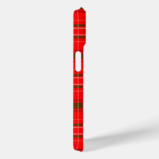 Red Christmas Tartan Plaid Pattern Design Case-Mate iPhoneケース (裏面 / 右)