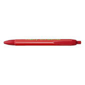 Red Christmas wishlist 青ボールペン (裏面)