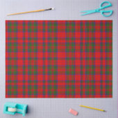 Red Christmas Wool Texture Plaid 薄葉紙 (クラフト)
