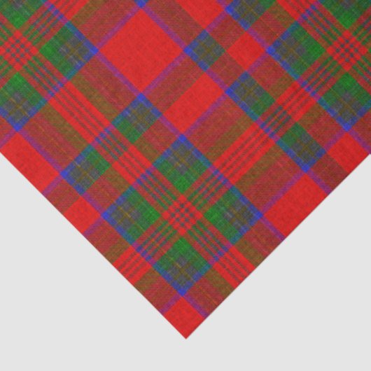 Red Christmas Wool Texture Plaid 薄葉紙 (詳細)