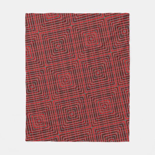 red chritmas happy day candy background フリースブランケット (正面)