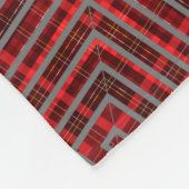 red chritmas happy day candy background フリースブランケット (角)