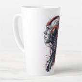 Red circuit dream カフェラテマグ (左アングル)