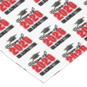 Red Class of 2026 Graduation Party テーブルクロス (アングル)