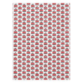 Red Class of 2026 Graduation Party テーブルクロス (正面)