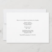 Red Class of 2026 Photo Graduation Party 招待状 (裏面)