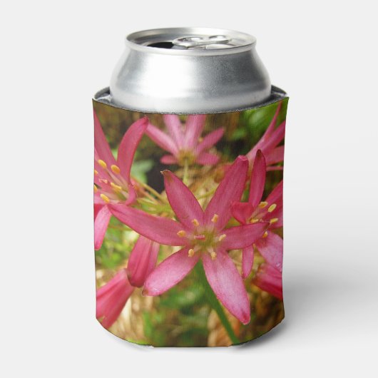 Red Clintonia Flowers at Redwoods 缶クーラー (缶正面)