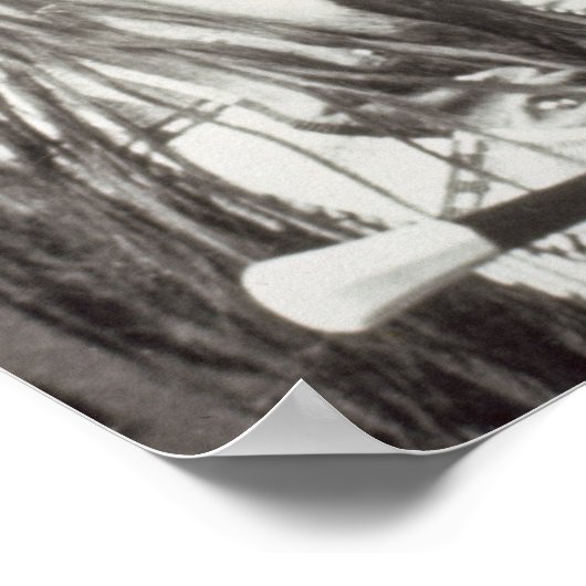 Red Cloud Chief (1822-1909) 1880 （b/w写真） ポスター (角)