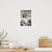 Red Cloud Chief (1822-1909) 1880 (b/w写真) ポスター (キッチン)