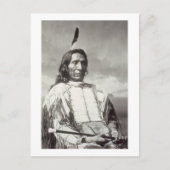 Red Cloud Chief (1822-1909) 1880 （b/w写真） ポストカード (正面)