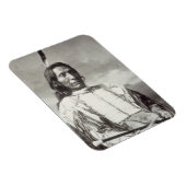 Red Cloud Chief (1822-1909) 1880 （b/w写真） マグネット (右側)