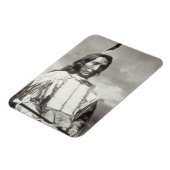 Red Cloud Chief (1822-1909) 1880 （b/w写真） マグネット (左側)