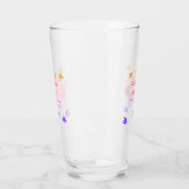 Red clouds twinkle Twinkle Little Star baby shower タンブラーグラス (左)