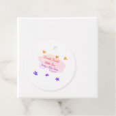 Red clouds twinkle Twinkle Little Star baby shower フェイバータグ (インサイチュ)