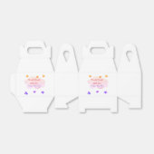 Red clouds twinkle Twinkle Little Star baby shower フェイバーボックス (折り畳みなし)