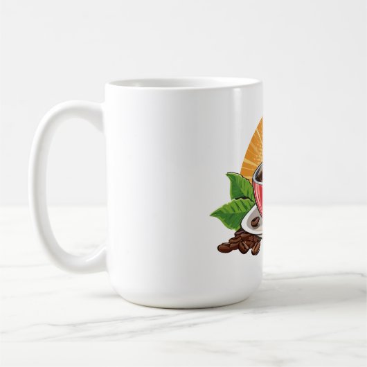 Red coffee cup コーヒーマグカップ (左)