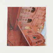 RED CONCRETE BUILDING タペストリー (正面(横))
