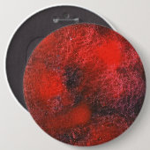 「'Red Cosmos'」抽象芸術・アート・ボタン 缶バッジ (正面&裏面)