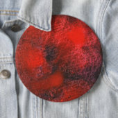 「'Red Cosmos'」抽象芸術・アート・ボタン 缶バッジ (インサイチュ)