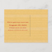 Red Country Guitar日付はがきを保存 案内ポストカード (裏面)