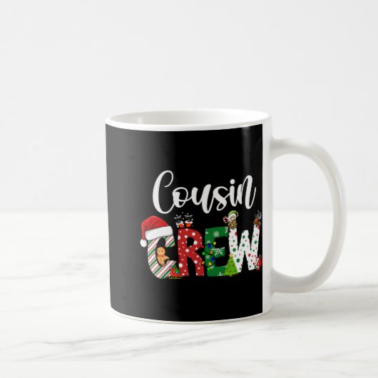 Red Cousin Crew Christmas Retro コーヒーマグカップ (右)