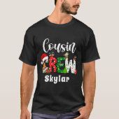 Red Cousin Crew Christmas Retro  Tシャツ (正面)