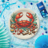 Red Crab Bake ペーパープレート (パーティー)
