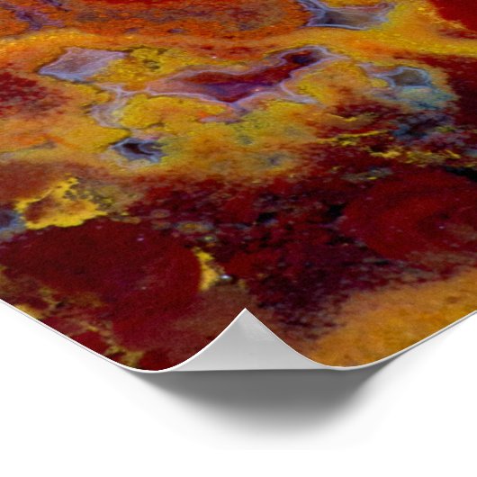 Red Crayola Jasper ポスター (角)