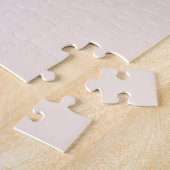 Red Cream Blush Heart Balloons Love  ジグソーパズル (側面)