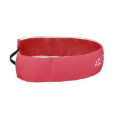 Red Create Your Own - Make It Your カスタムOwn文字 アスレチックヘッドバンド (左)