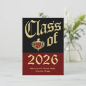 Red Crest卒業発表 招待状 (スタンド正面)