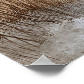 Red crowned cranes, watercolor artwork, ポスター (角)