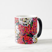  Red Crystal Floral Blooms モーフィングマグカップ (正面右)