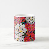  Red Crystal Floral Blooms モーフィングマグカップ (中央)