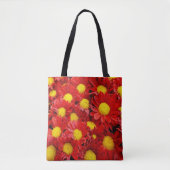 Red Daisies Tote Bag トートバッグ (正面)