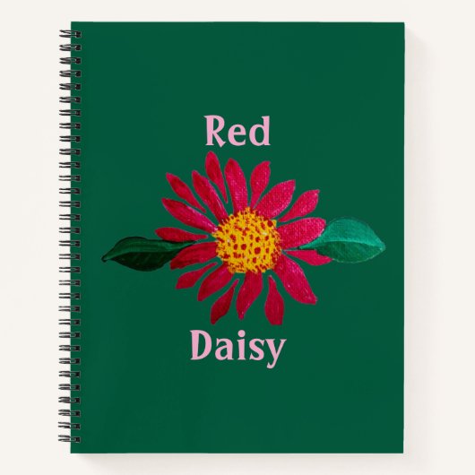 Red Daisy  ノートブック (正面)