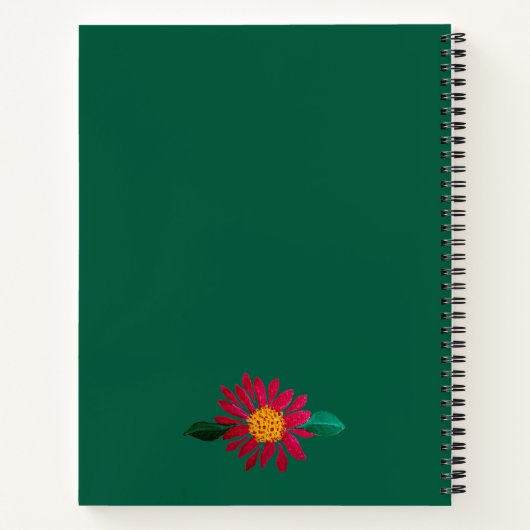 Red Daisy  ノートブック (裏面)