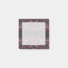 Red Dark Red Abstract Watercolor Art ポストイット